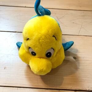 Disney Vintage 1990s Flounder from Little Mermaid Plush